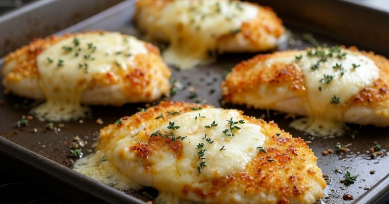 Baked Garlic Parmesan Chicken Cutlets