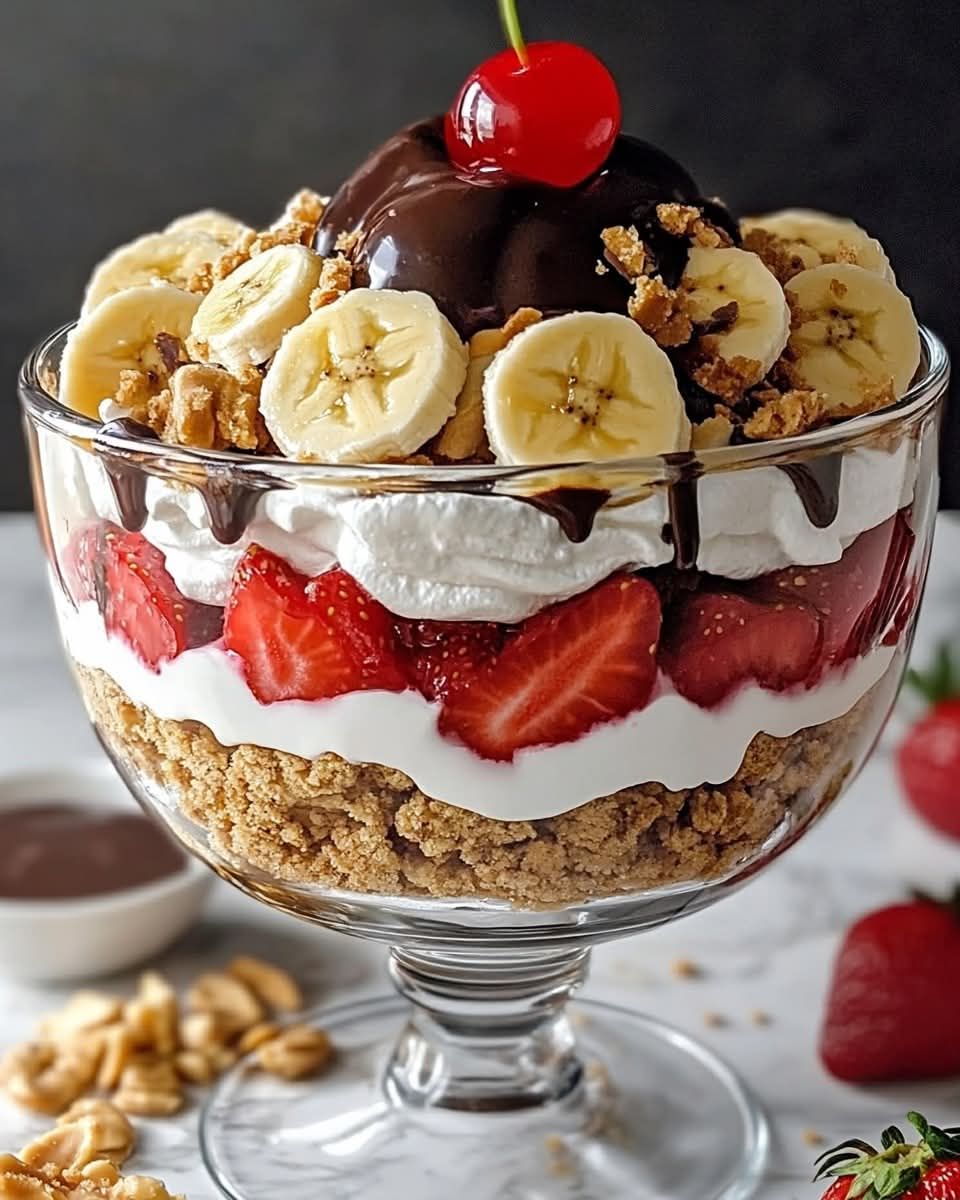 Banana Split Bliss Trifle