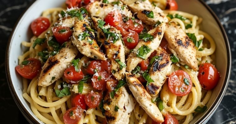 Bruschetta Chicken Pasta