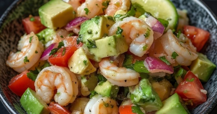 Zesty Lime Shrimp and Avocado Salad