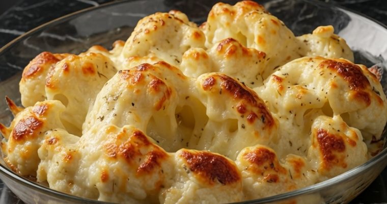 Cheesy Baked Cauliflower