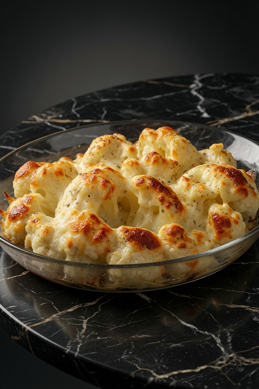 Cheesy Baked Cauliflower