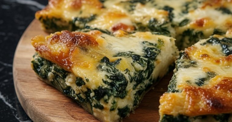 Spinach Cheese Feta Quiche