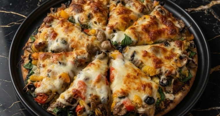 HOMEMADE VEGAN PIZZA