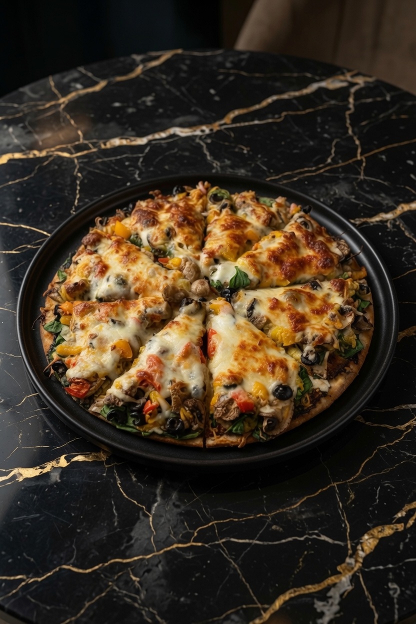 HOMEMADE VEGAN PIZZA