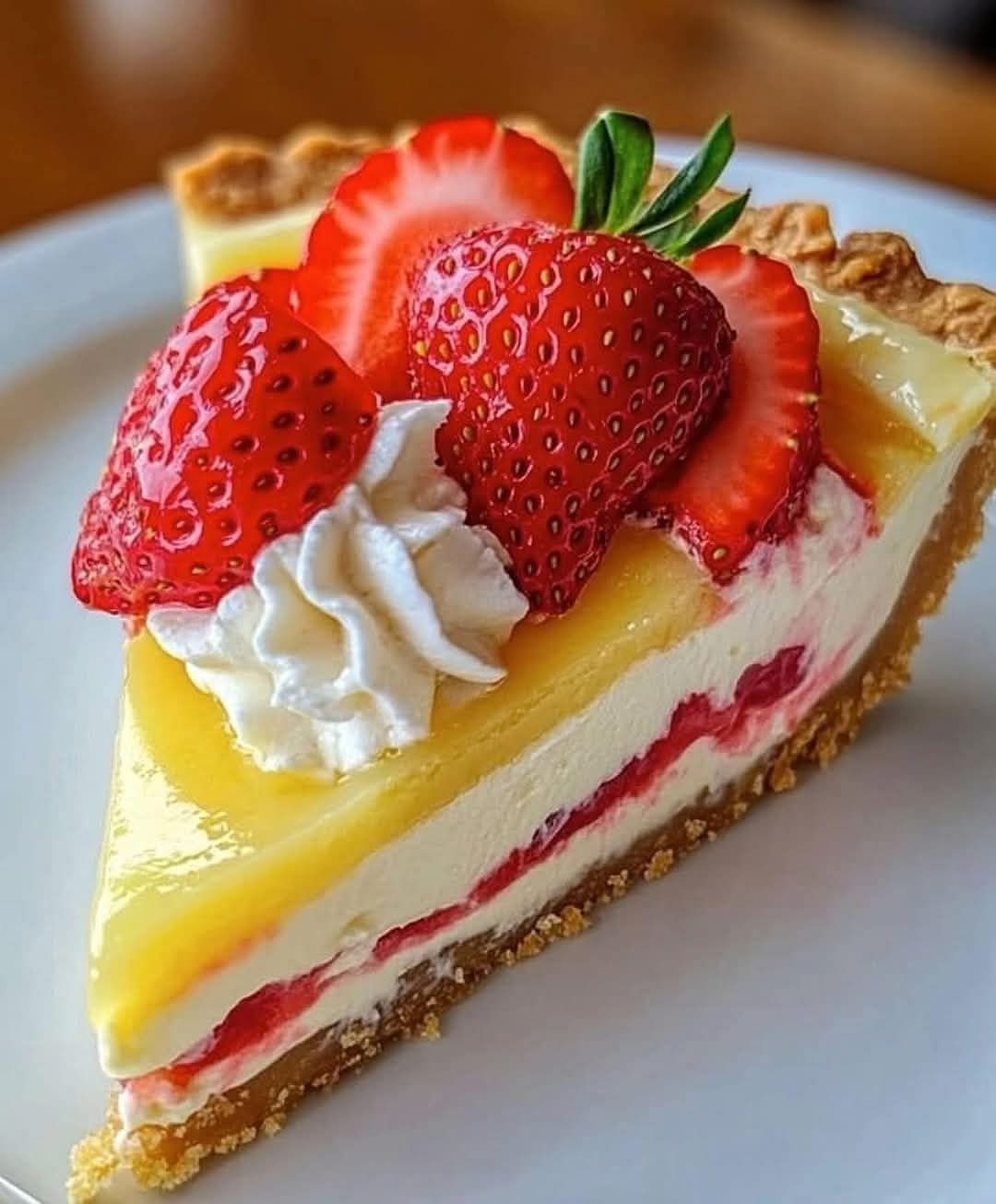 Zesty Strawberry Lemon Cheesecake Delight