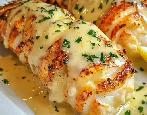 Creamy Garlic Butter Lobster Tails