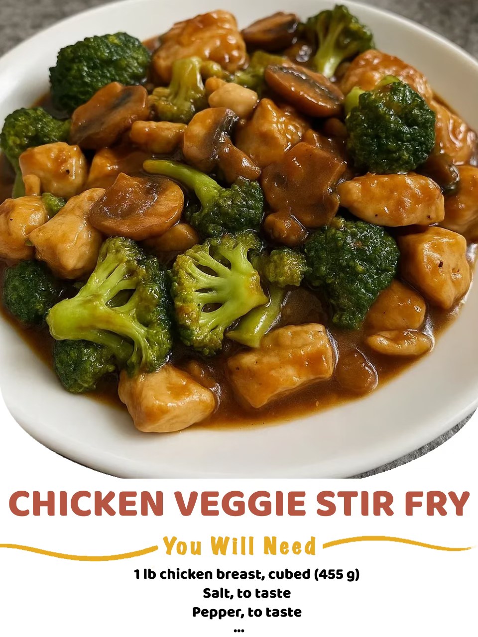 Chicken Veggie Stir Fry Recipe