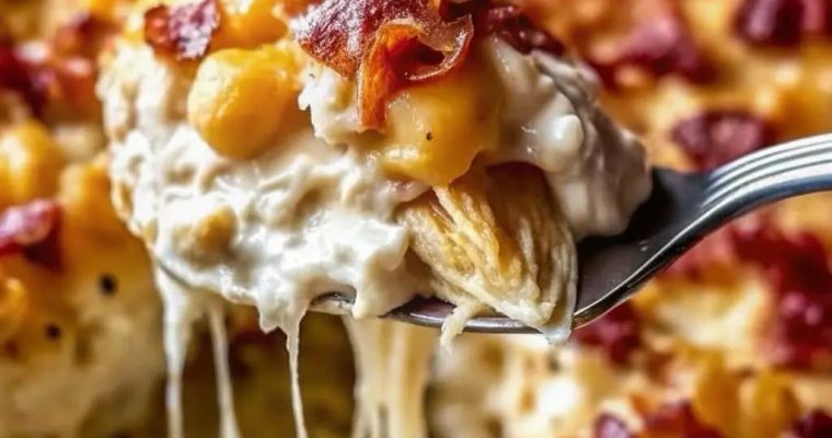 Chicken Bacon Crunch Casserole