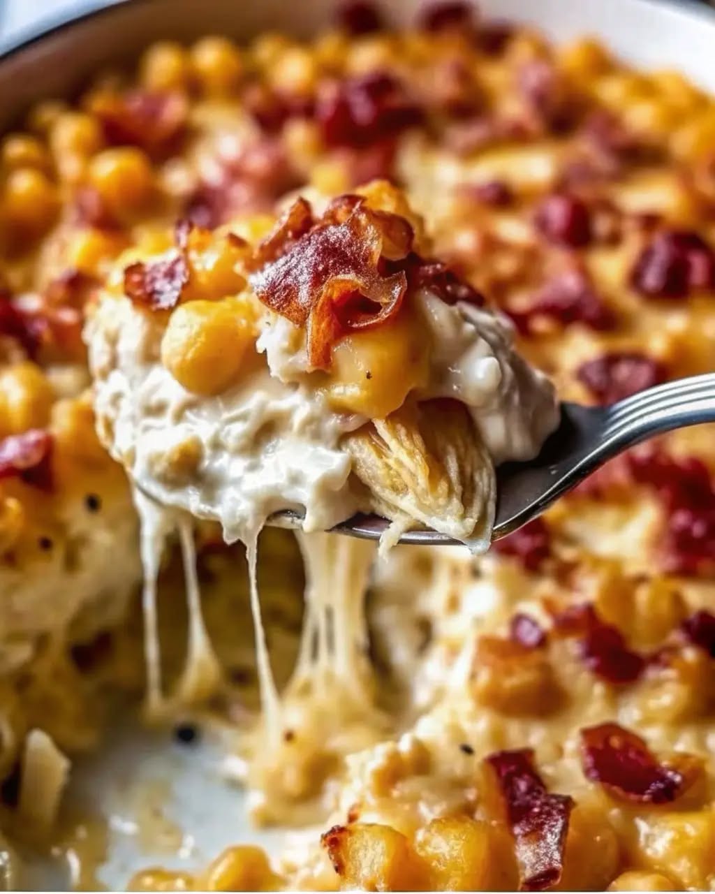 Chicken Bacon Crunch Casserole