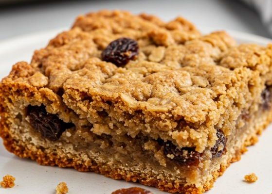 Oatmeal Raisin Cookie Bars