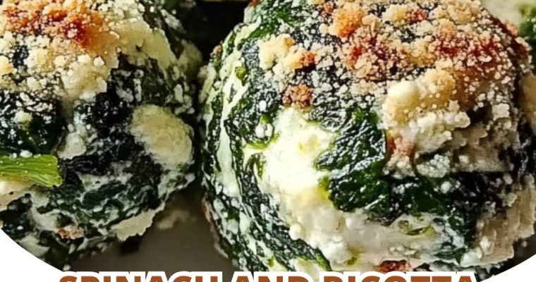 Spinach and Ricotta Balls