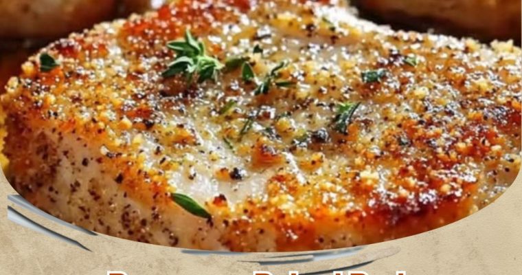 Parmesan Baked Pork Chops