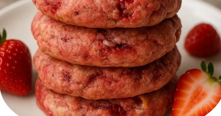 Strawberry Cheesecake Cookies