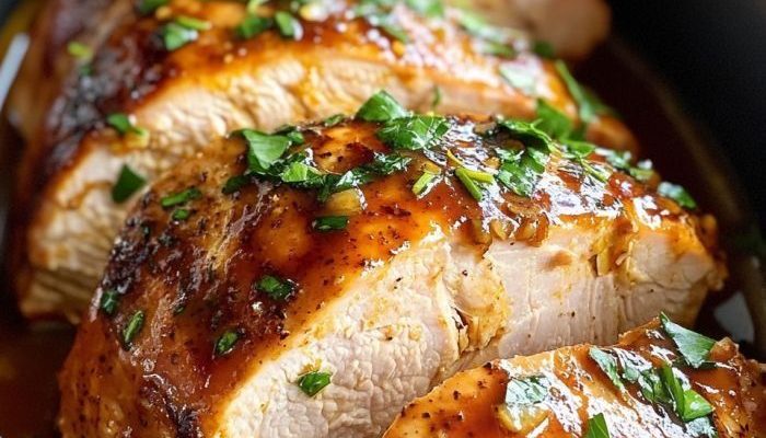 Slow Cooker Sriracha Lime Turkey Tenderloin