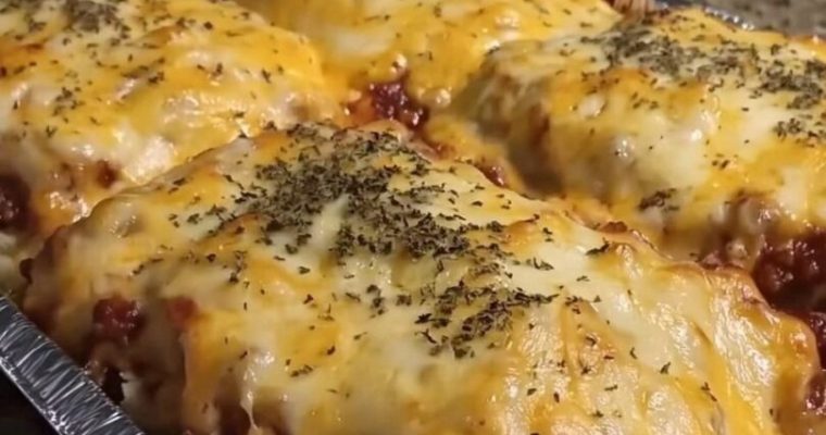 Meatloaf with Mashed Potatoes and Cheese