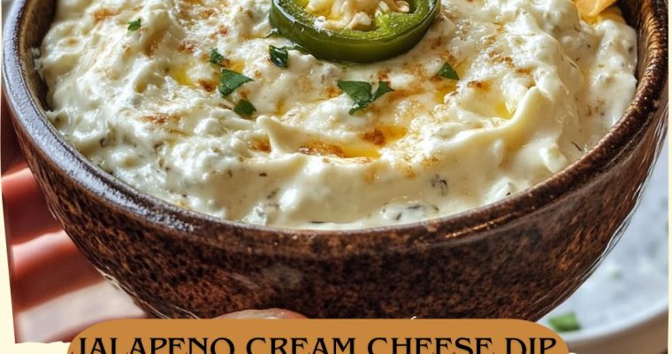 Jalapeño Cream Cheese Dip