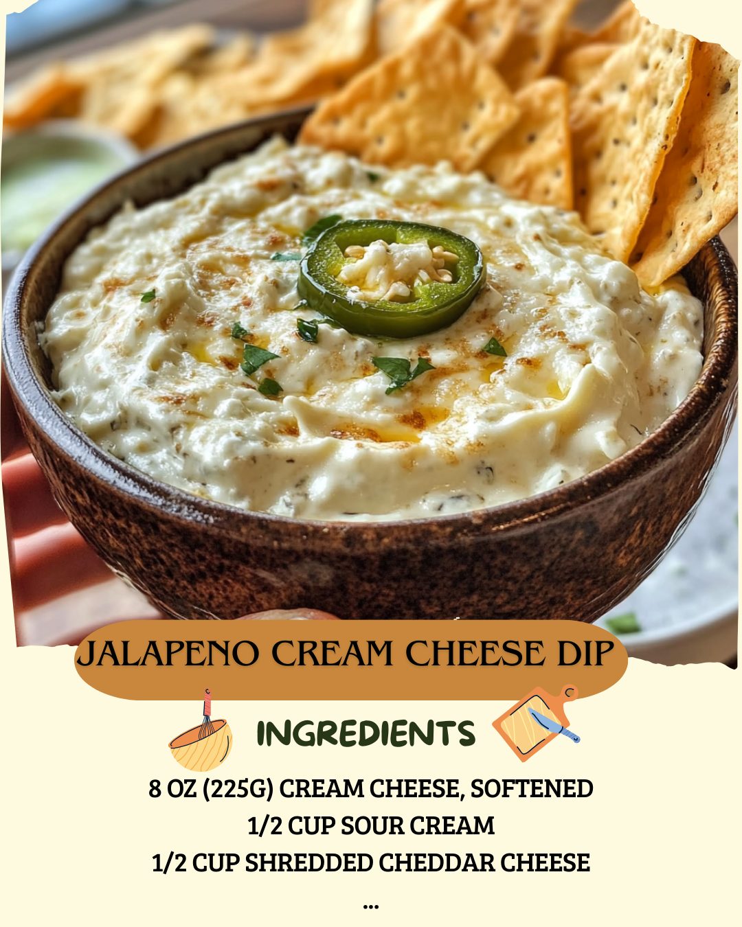 Jalapeño Cream Cheese Dip