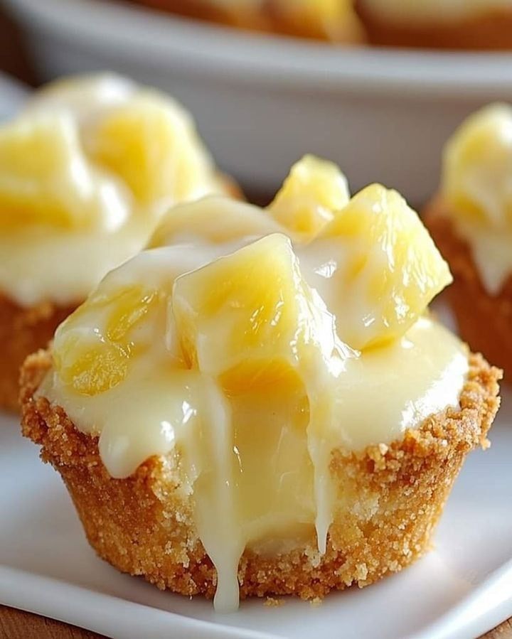 Pineapple Cream Cheese Tartlets