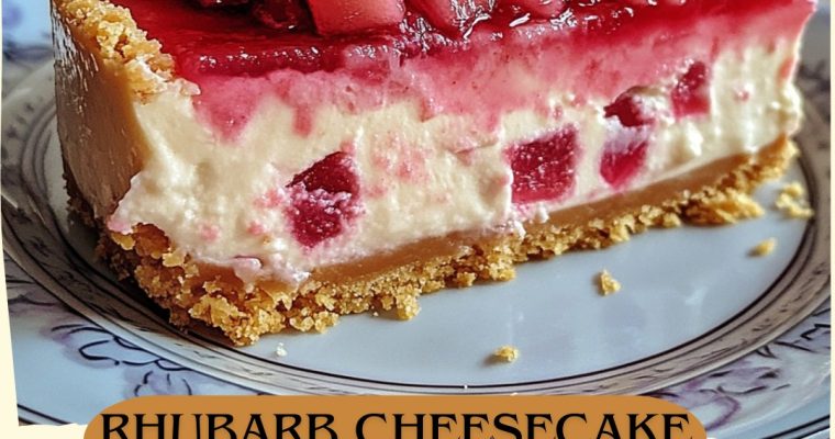 Rhubarb Cheesecake