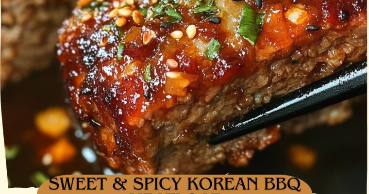 Sweet & Spicy Korean BBQ Meatloaf