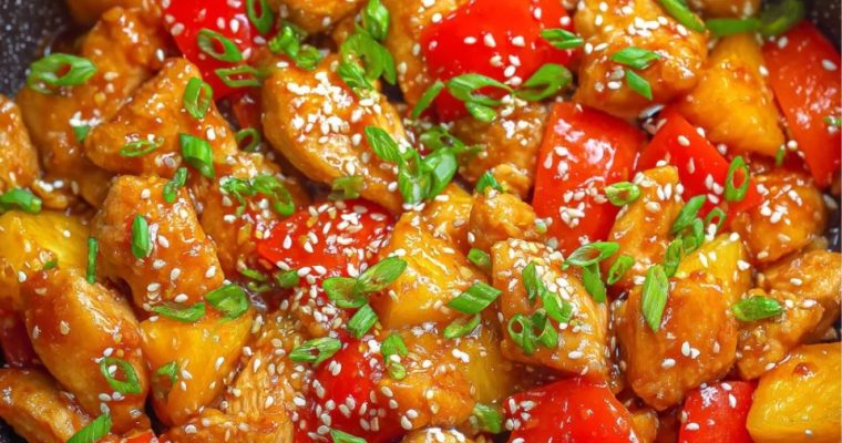 Hawaiian Chicken Stir Fry