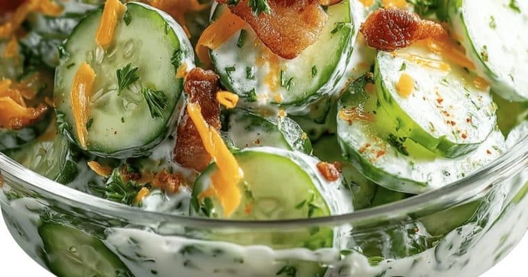 Chilled Cucumber Ranch Crack Salad