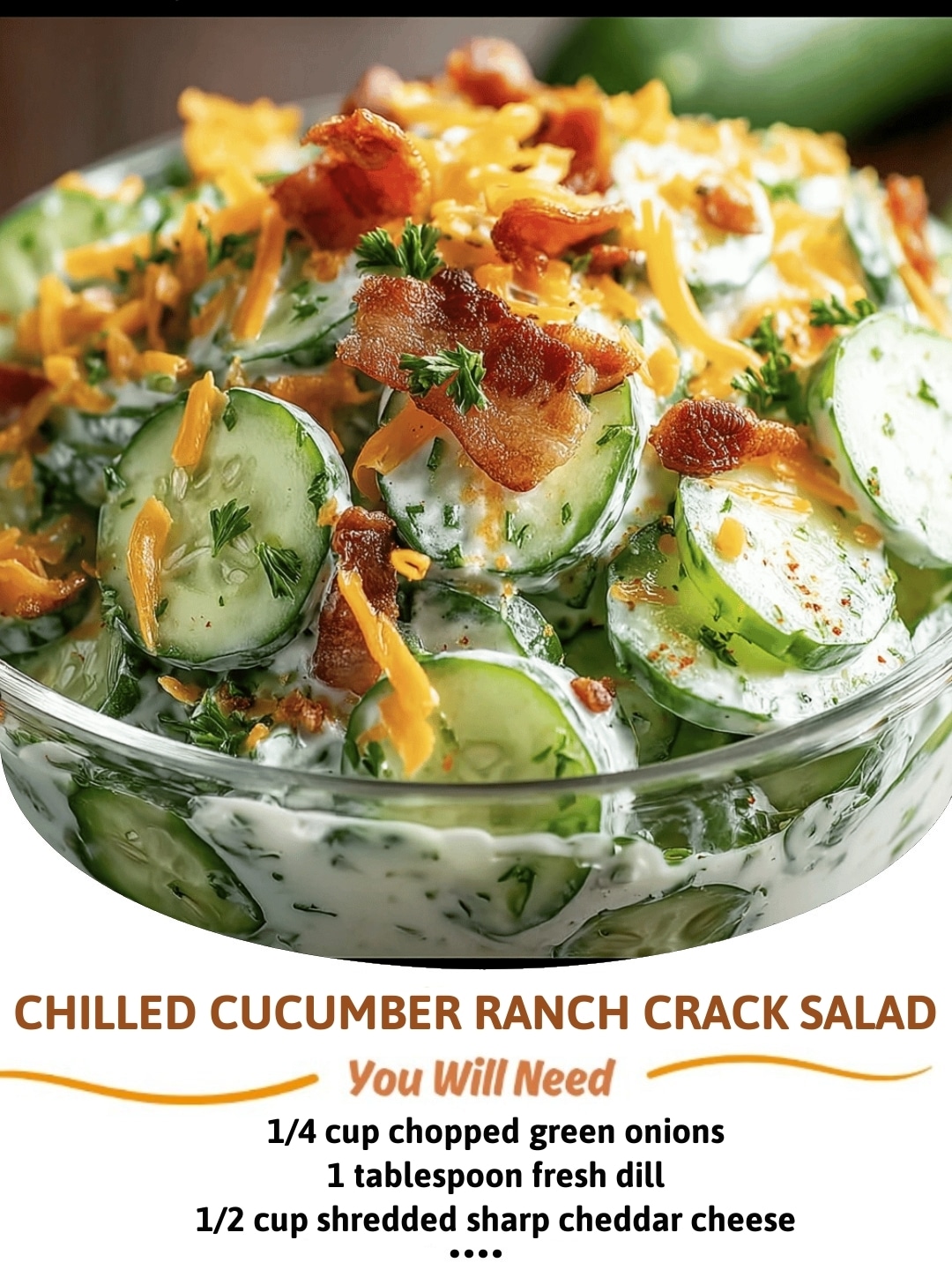 Chilled Cucumber Ranch Crack Salad