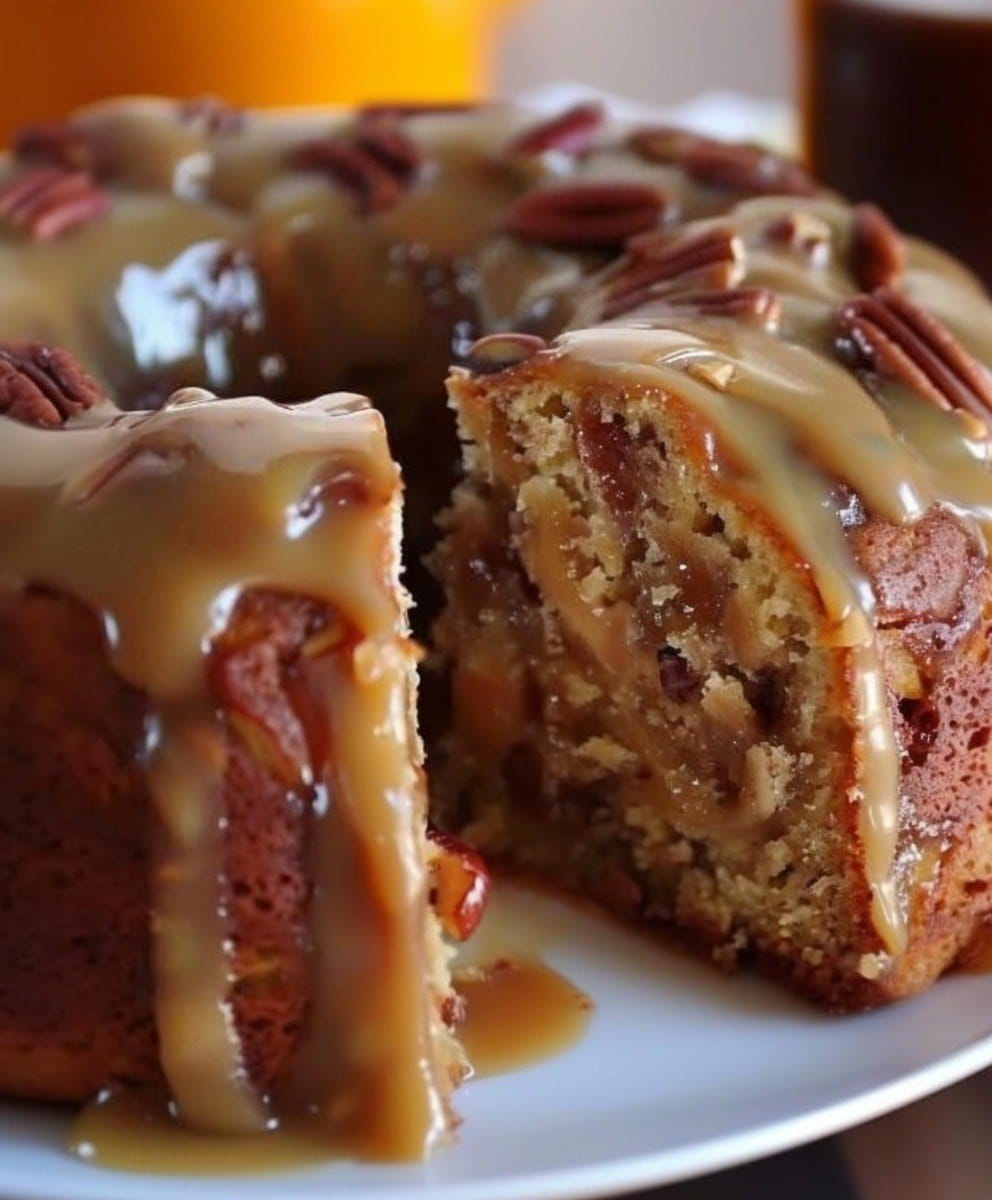 Pecan Upside Down Cake