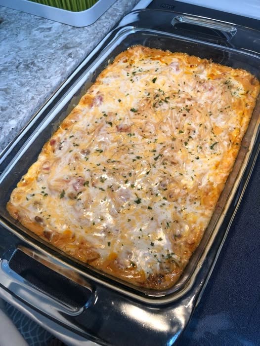 CHICKEN SPAGHETTI CASSEROLE