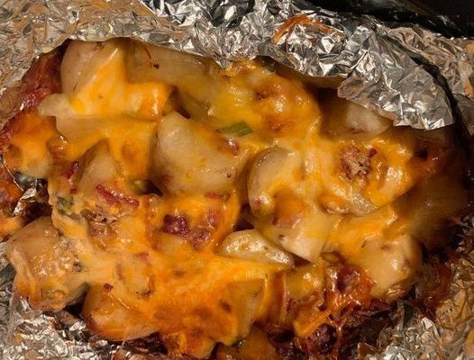 Loaded Slow Cooker Potatoes