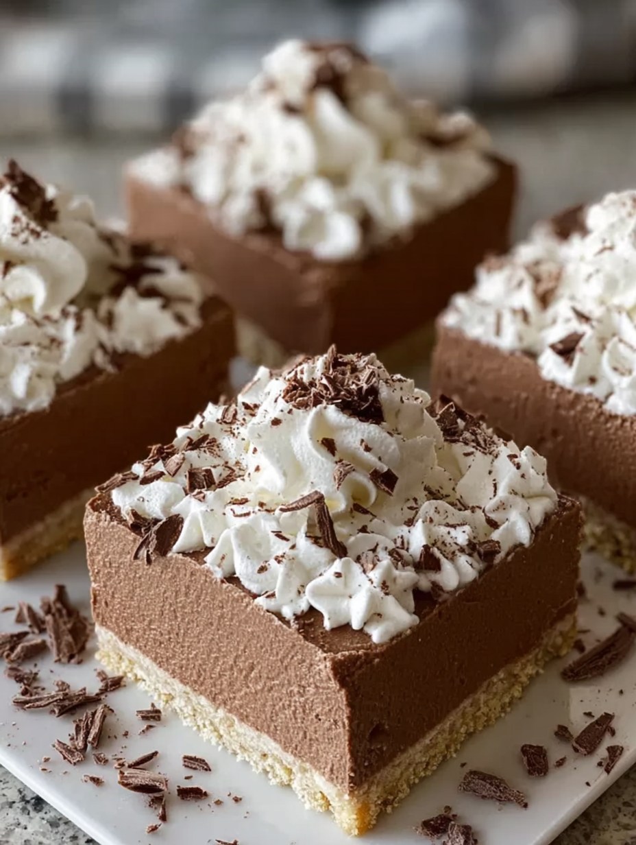 French Silk Pie Bars