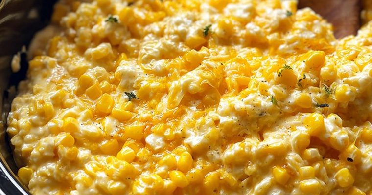 Slow Cooker Cream Cheese Corn Casserole