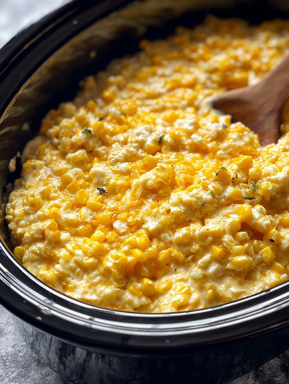 Slow Cooker Cream Cheese Corn Casserole