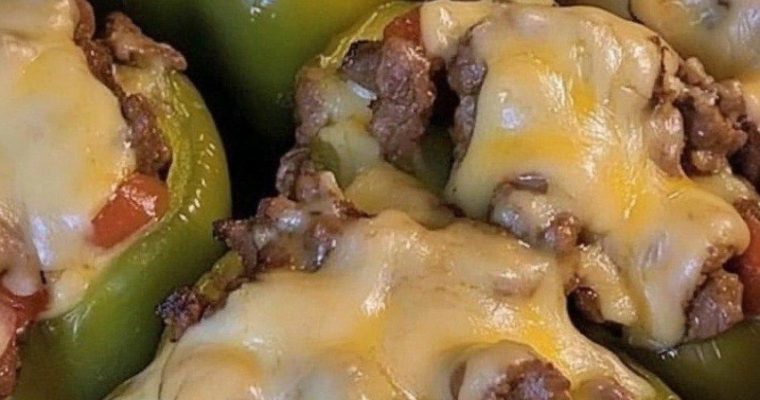 Philly Cheesesteak Stuffed Peppers