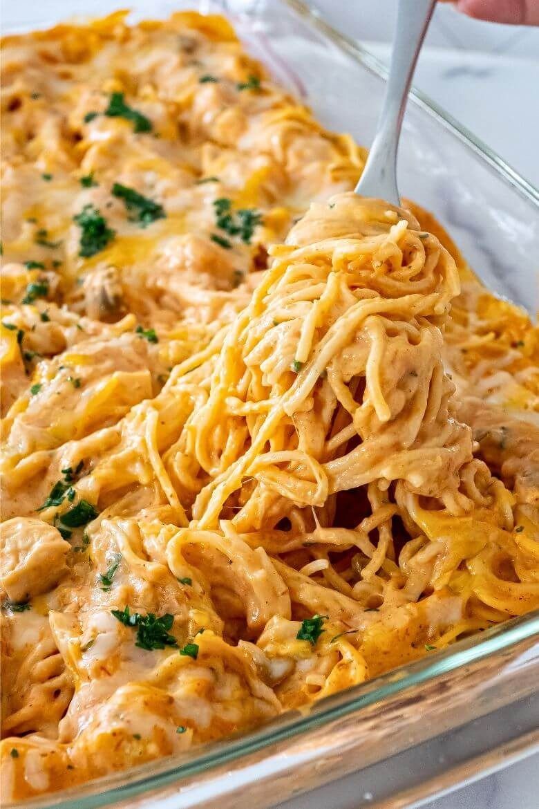 Easy Chicken Spaghetti