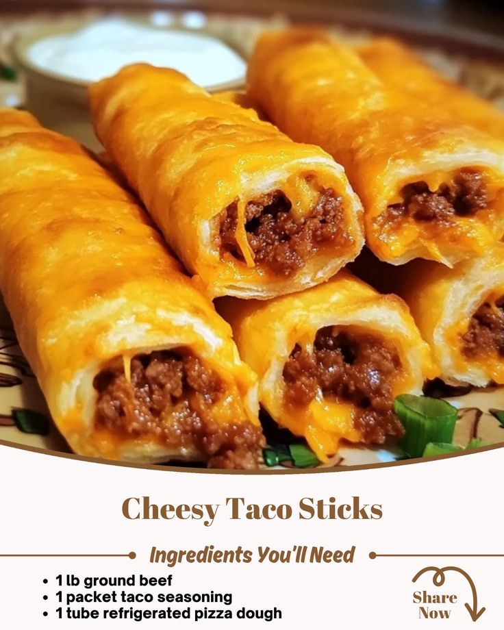 Cheesy Taco Sticks