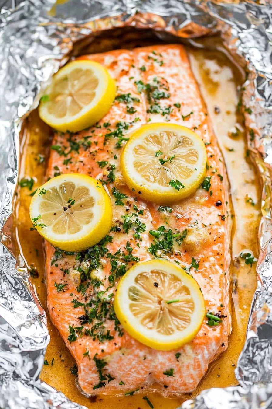Baked Salmon In Foil