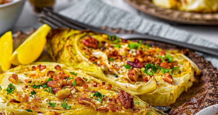 BAKED CABBAGE STEAKS
