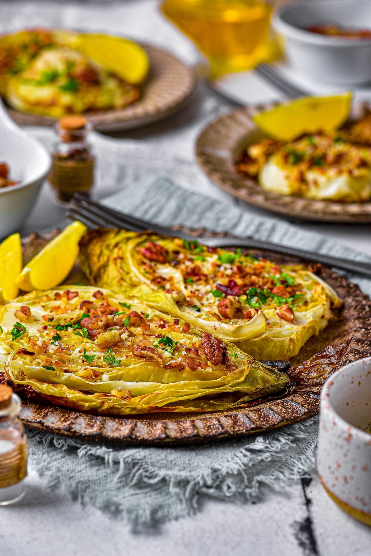BAKED CABBAGE STEAKS