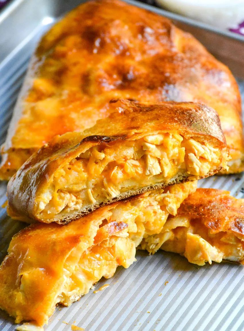 Buffalo Chicken Garbage Bread