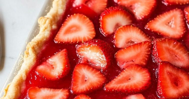 Strawberry Slab Pie