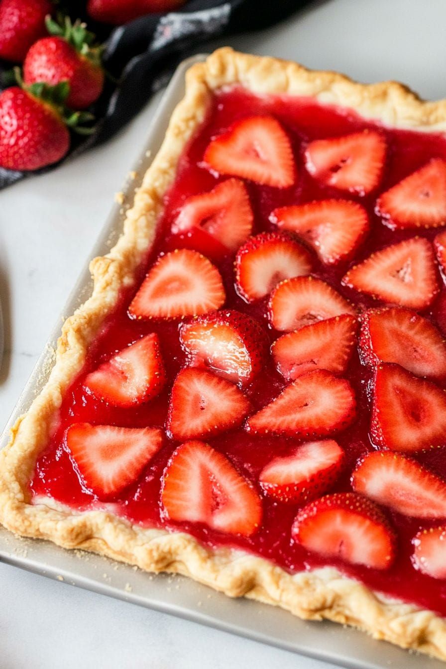 Strawberry Slab Pie