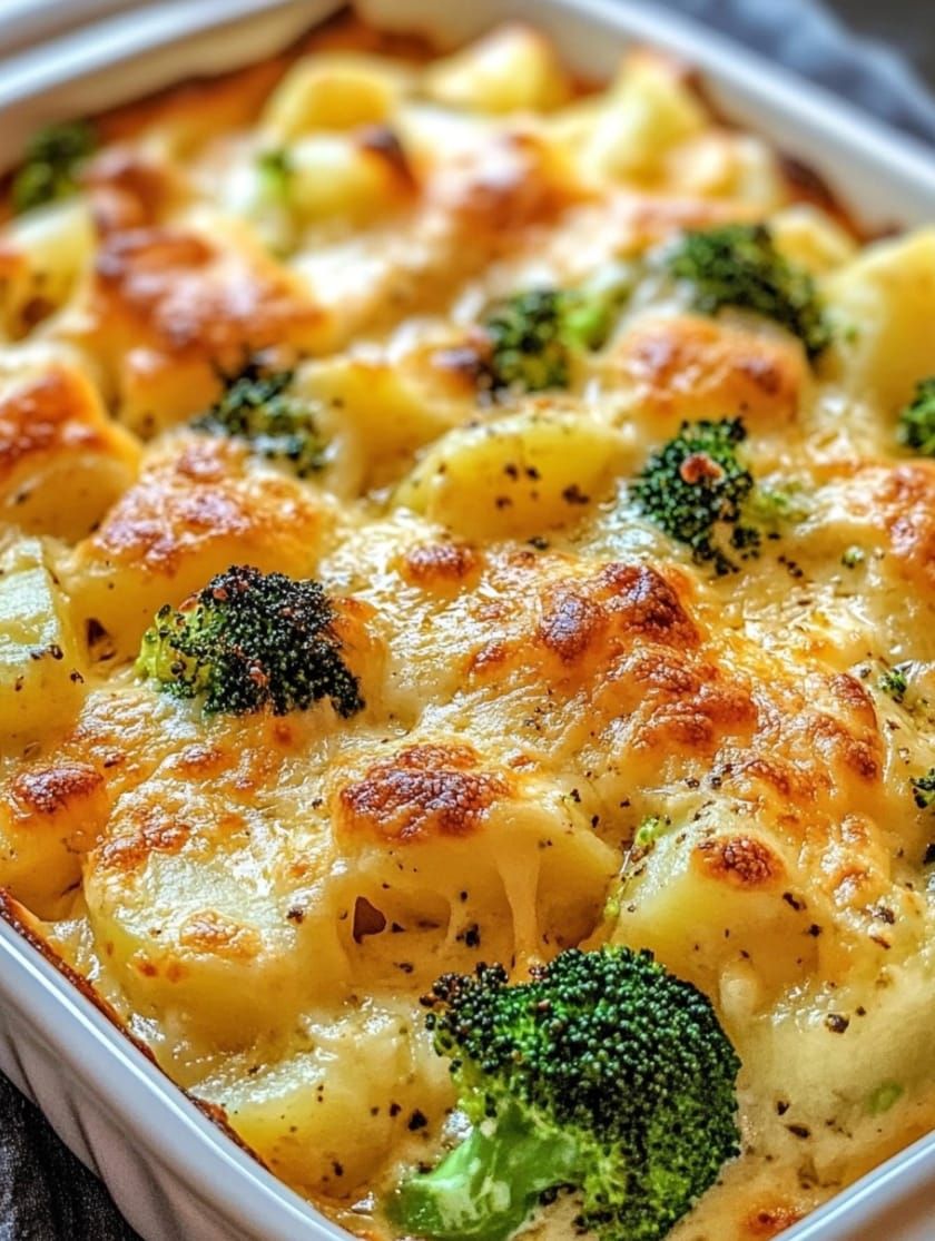 Baked Potato Chicken and Broccoli Casserole