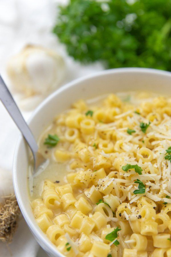 Parmesan Pasta Soup