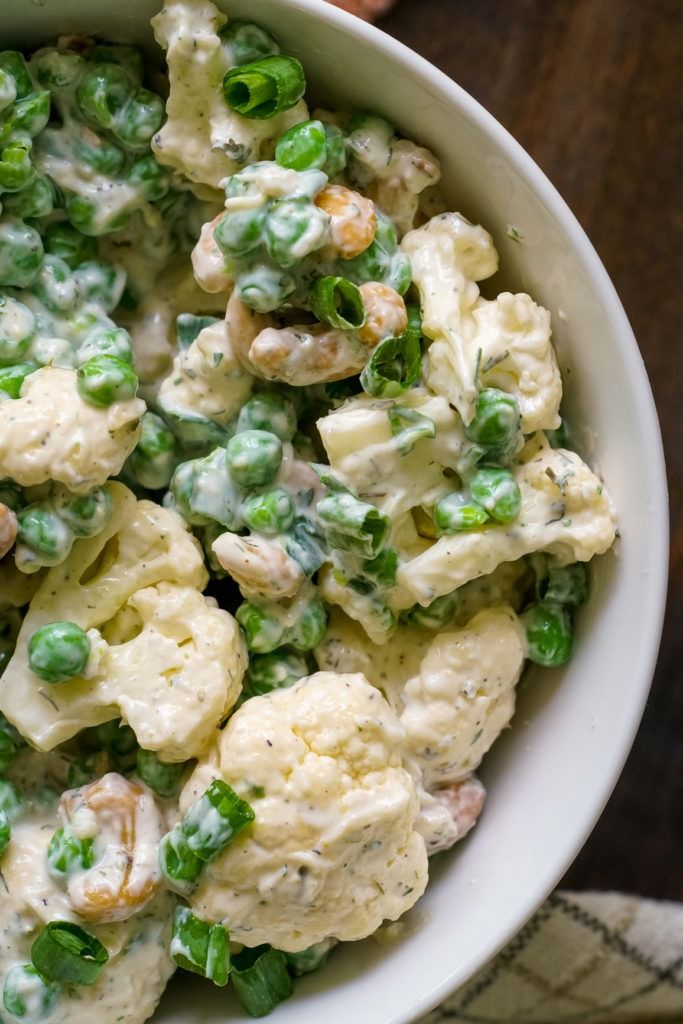 Creamy Cauliflower Cashew Salad