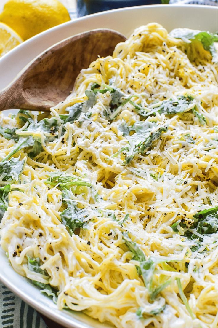 Lemon Ricotta Spaghetti