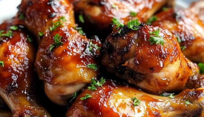 Caramelized Baked Chicken Legs or Wings