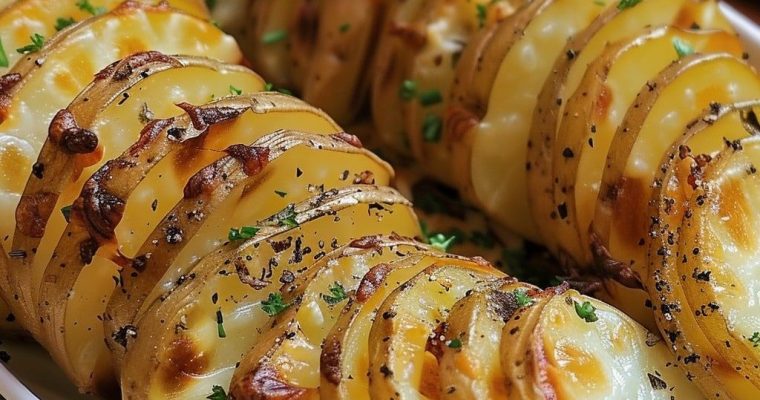 Crispy Sliced Baked Potatoes