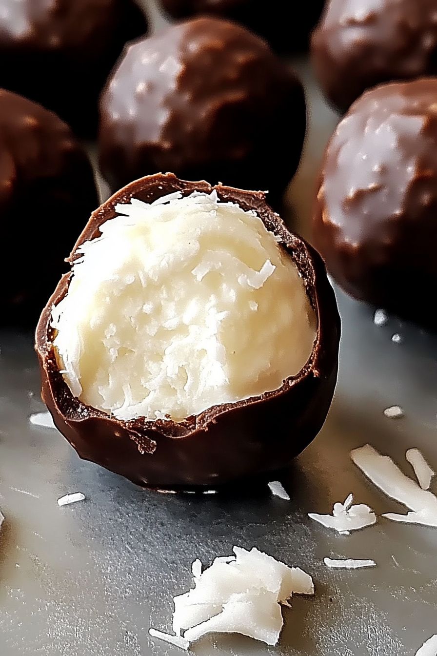 No Bake Coconut Cream Balls